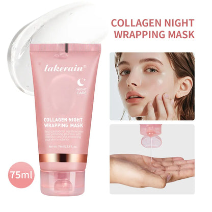Korean Deep Collagen Mask Peel Off Mask Face Anti Wrinkle Lifting  Skin Care Masks Bio Pack Night Wrapping Woman Overnight Skin